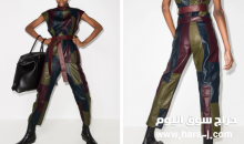 recycled leather patchwork trousers - recycled leather patchwork trousers 2020